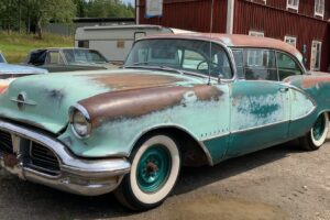 Oldsmobile 98 Ninety Eight 2dr Hardtop –56