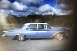 Ford edsel 4 dörr sedan –59